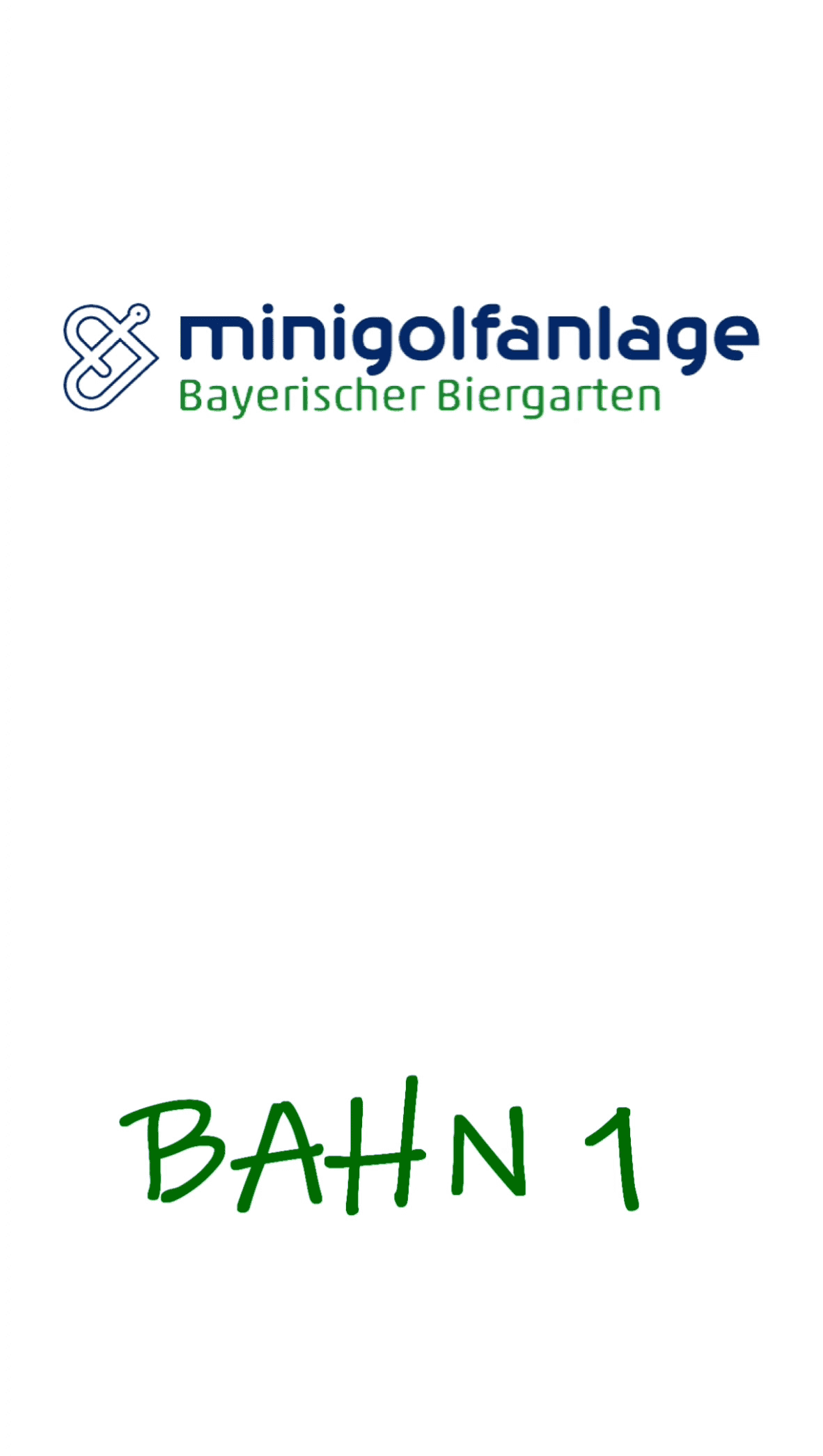 Bahn 1 der Minigolfanlage Magdeburg