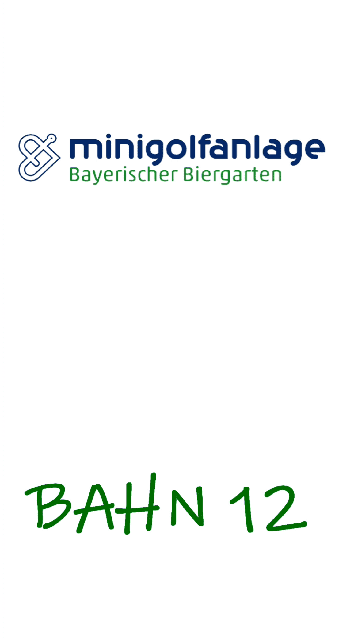 Bahn 12 der Minigolfanlage Magdeburg