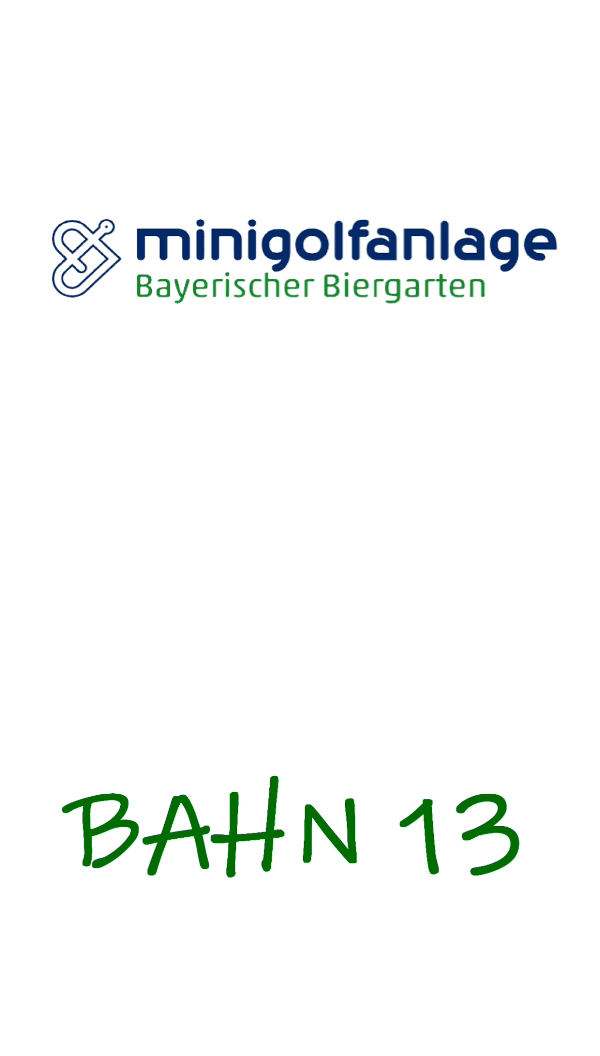 Bahn 13 der Minigolfanlage Magdeburg