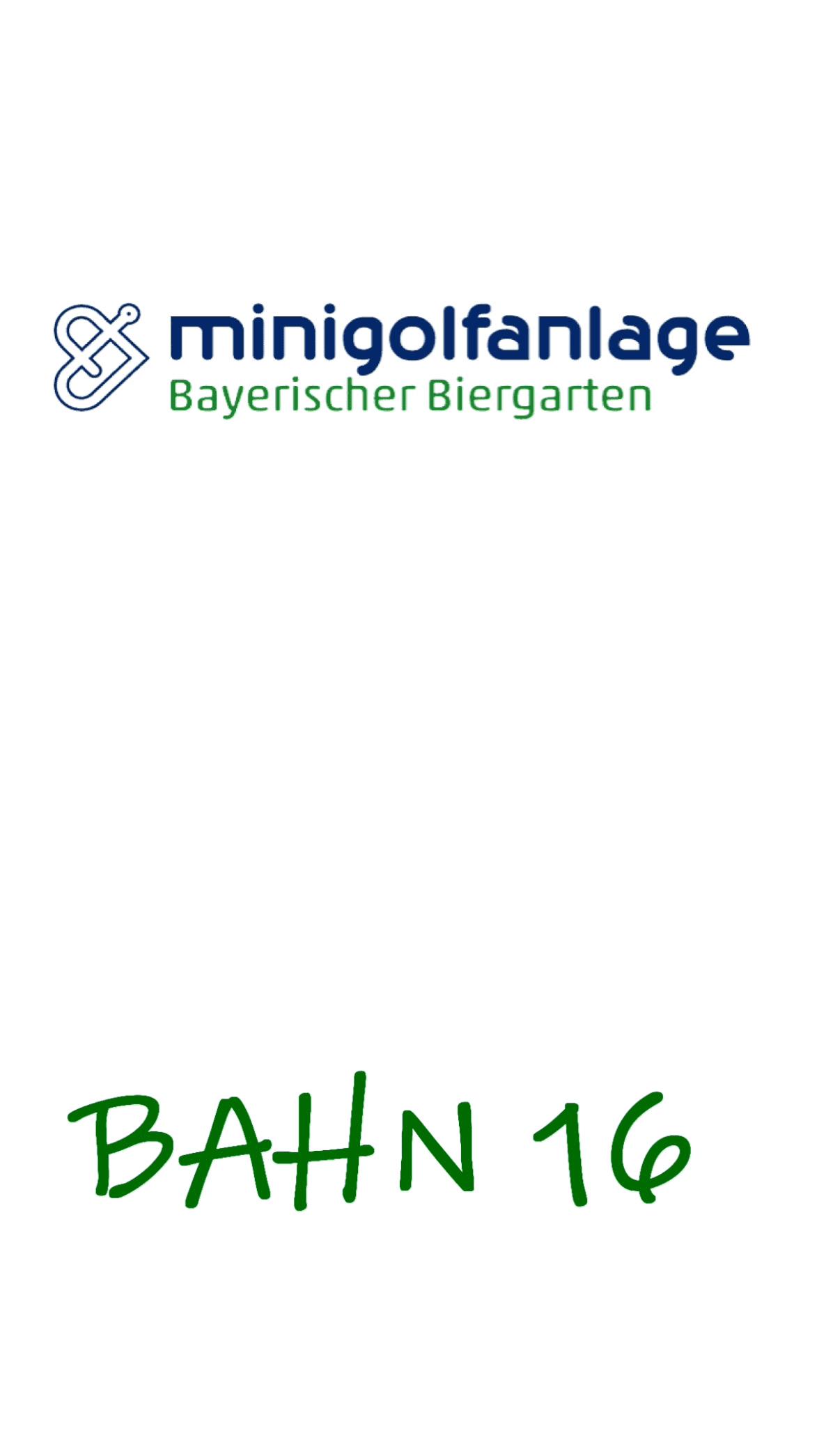 Bahn 16 der Minigolfanlage Magdeburg