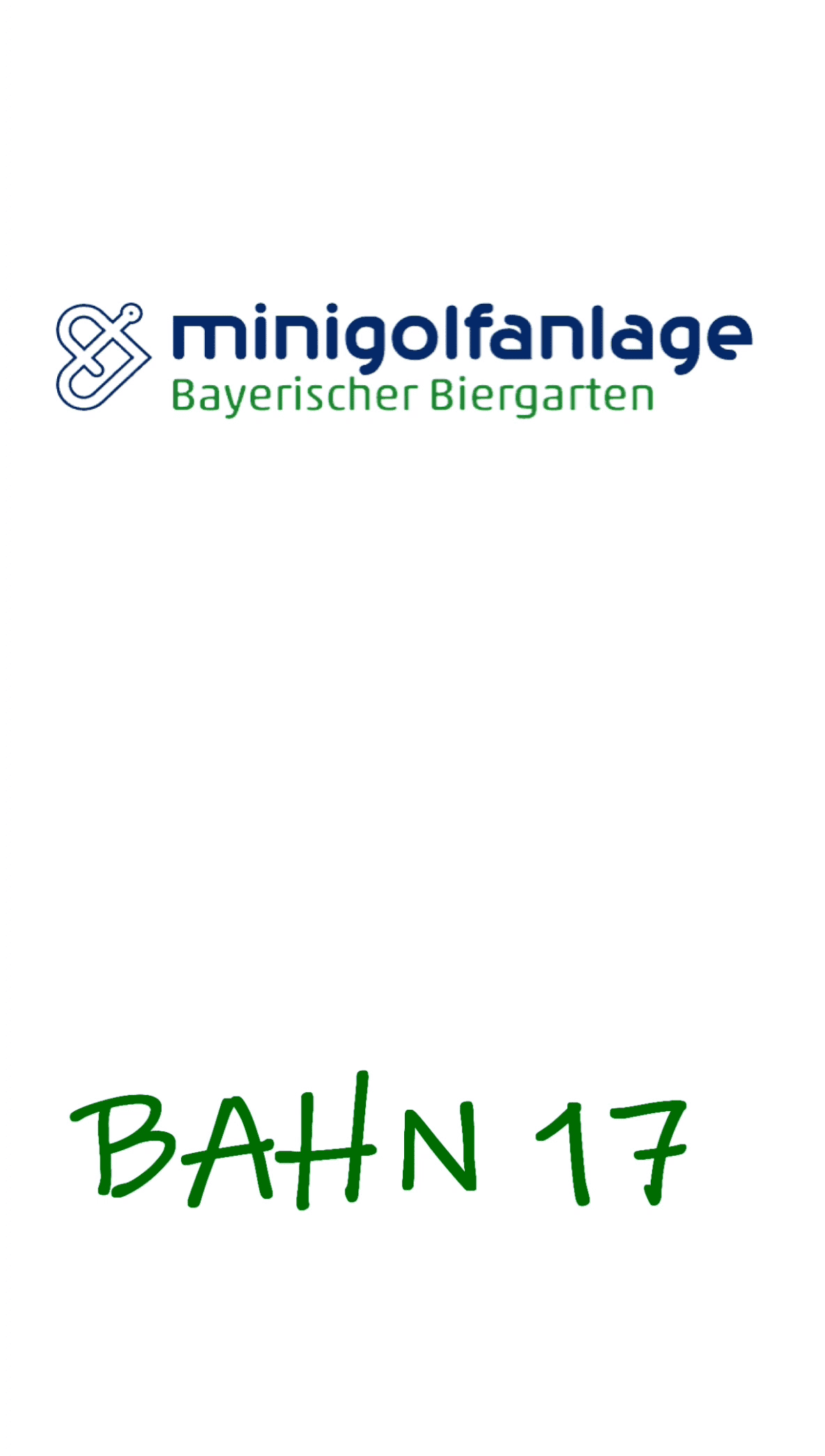 Bahn 17 der Minigolfanlage Magdeburg