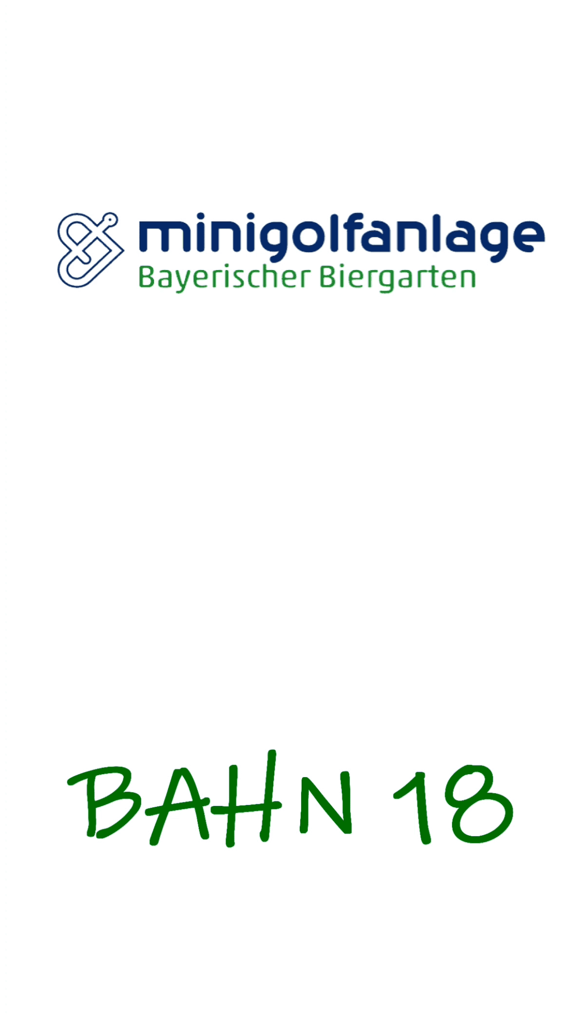 Bahn 18 der Minigolfanlage Magdeburg