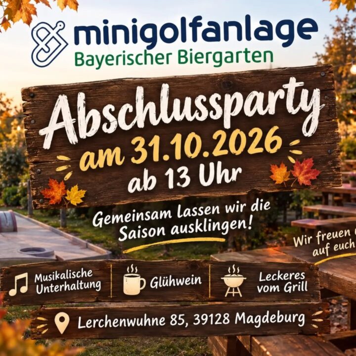 🍂🎉 SAISONABSCHLUSS-PARTY 2026 🎉🍂 Die Minigolfsaison neigt sich dem Ende zu – aber bevor wir uns in die …